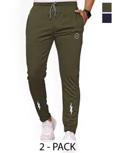 Moda Rapido Men Pack Of 2 Mid Rise Joggers