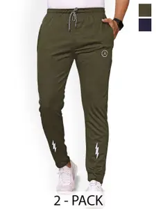 Moda Rapido Men Pack Of 2 Mid Rise Joggers