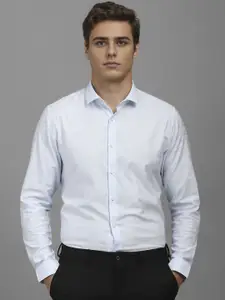 Louis Philippe Sport Men Super Slim Fit Textured Cotton Casual Shirt
