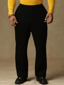 ATHLISIS Men Cotton Relaxed-Fit Track Pants