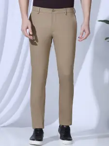 Blackberrys Men Cotton Slim Fit Low-Rise Regular Trousers