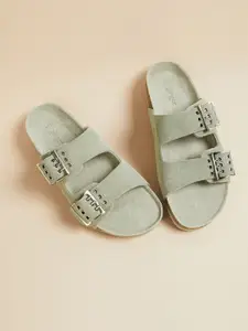 Ginger by Lifestyle Women Open Toe Flats