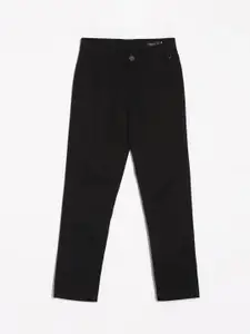 Allen Solly Junior Boys Cotton Mid-Rise Slim Fit Trouser