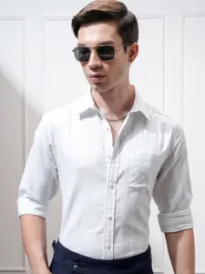 HIGHLANDER Men Slim Fit Casual Shirt