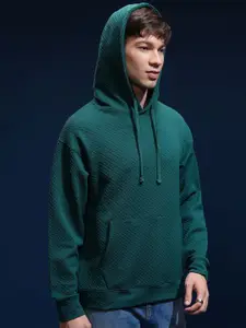 HIGHLANDER Men Oversized Drop Shoulder Hoodie Sweatshirt
