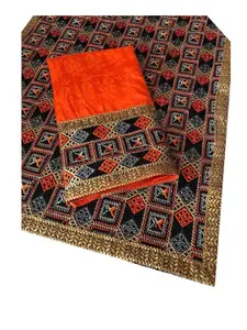 AVNI FASHION Dupion Silk Unstitched Dress Material