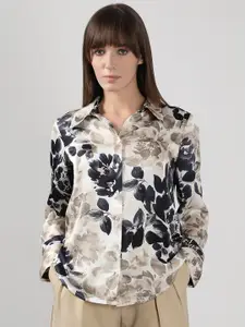 Vero Moda Women Spread Collar Floral Printed Casual Shirt