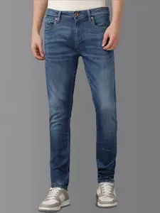 Voi Jeans Men Loose Straight Fit Low Distress Heavy Fade Stretchable Jeans