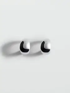 MANGO Oval Hoop Earrings