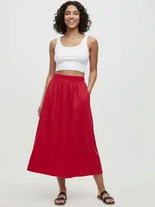 Trendyol Women A-Line Midi Skirt