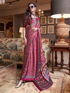 Saree mall Pure Crepe Patola Sarees
