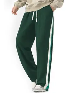 MASCARI Men Colourblocked Mid-Rise Track Pant