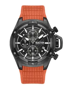 REACTION KENNETH COLE Men Textured Dial & Straps Analogue Watch KRWGO0070204