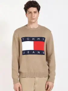 Tommy Hilfiger Men Round Neck Pullover Sweaters