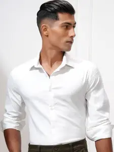 HIGHLANDER Men Slim Fit Opaque Casual Shirt