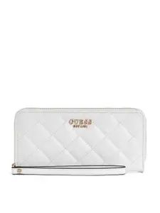 GUESS Women Laurel Textured PU Zip Around Wallet