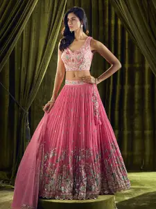 Alaya Advani Embroidered Beads and Stones Ready to Wear Lehenga & Blouse With Dupatta
