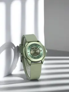 Naviforce Women Dial & Straps Analogue Watch NF7107_GN GN