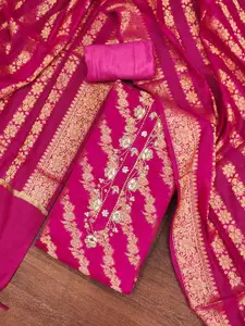 Maroosh Embellished Unstitched Dress Material