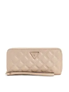 GUESS Women Textured PU Two Fold Wallet