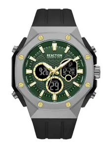 REACTION KENNETH COLE Men Textured Dial & Straps Analogue Watch KRWGP0069403