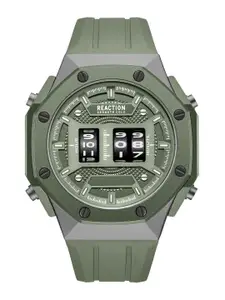 REACTION KENNETH COLE Men Patterned Dial & Straps Digital Watch KRWGQ0069604