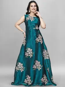 JULEE Women Embellished Fit & Flare Maxi Dress