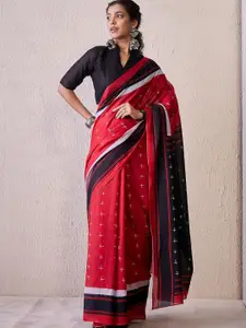 KALINI Geometric Printed Pochampally Saree
