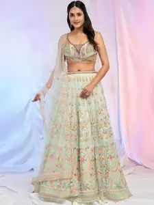 Alaya Advani Embellished Beads and Stones Ready to Wear Lehenga & Blouse With Dupatta