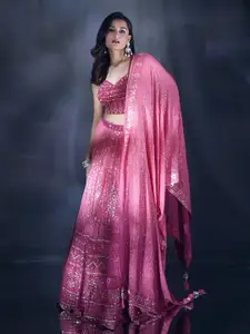 Alaya Advani Embroidered Beads and Stones Ready to Wear Lehenga & Blouse With Dupatta