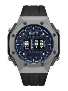 REACTION KENNETH COLE Men Patterned Dial & Straps Analogue Watch KRWGQ0069602