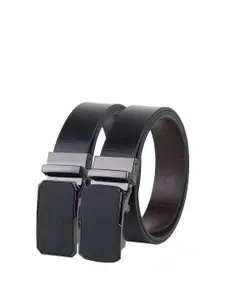 Hayes London Men Pack Of 2 Leather Reversible Formal Belt