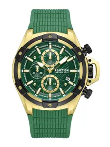 REACTION KENNETH COLE Men Dial & Textured Straps Analogue Watch KRWGO0070202