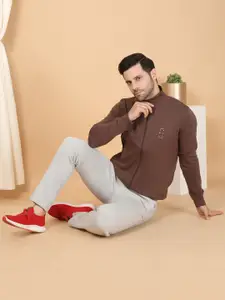 Sweet Dreams Men Fleece Mock Collar Sweatshirt