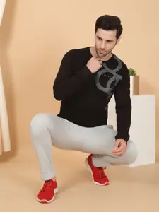 Sweet Dreams Men Printed Round Neck Sweatshirt