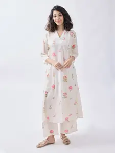 BAESD Floral Print Fit & Flare Midi Dress