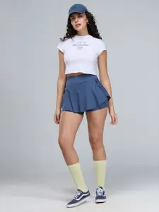 CAVA Steel Blue Swirl Tennis Skort