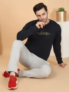 Sweet Dreams Men Printed Round Neck Sweatshirt