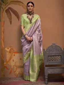 Anouk Woven Design Zari Silk Blend Banarasi Saree