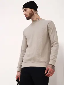 SHOWOFF Men Round Neck Long Sleeves Sweatshirt