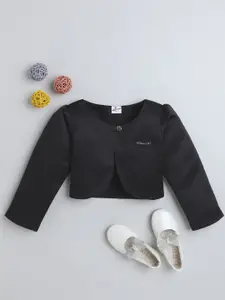 The Magic Wand Girls Crop Button Bolero Shrug