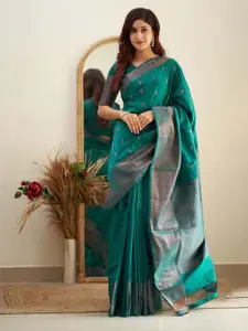 Anouk Ethnic Motifs Zari Banarasi Saree