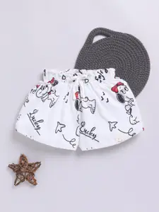 Happy Faces Kids Girls Snoopy Printed Pure Cotton Shorts