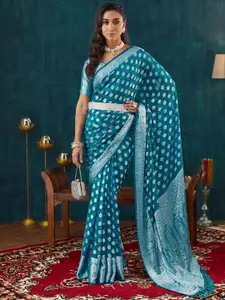 Satrani Woven Design Pure Georgette Saree