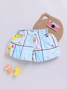 Happy Faces Girls Tweety Printed Pure Cotton Shorts