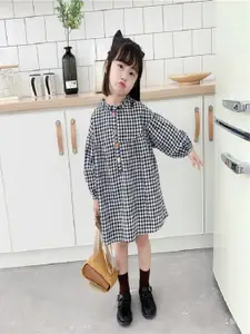 StyleCast x Revolte Checked A-Line Dress