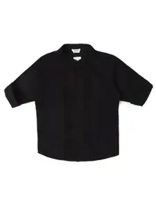 Allen Solly Junior Boys Wingtip Collar Solid Cotton Casual Shirt