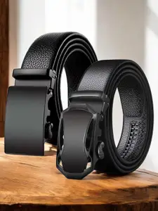 Metronaut Men Textured 2 PU Belt