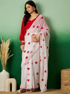 HMP Fashion Embellished Satin Ready to Wear Saree