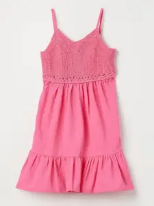 Fame Forever by Lifestyle Girls Shoulder Straps Fit & Flare Dress